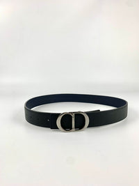 Montaigne Reversible Belt Black/Navy Size 85/34