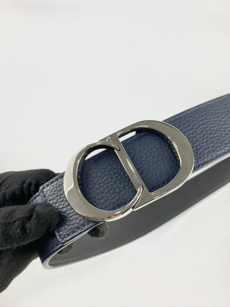 Montaigne Reversible Belt Black/Navy Size 85/34