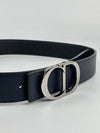 CD Icon Reversible Belt Black/Navy Size 85/34