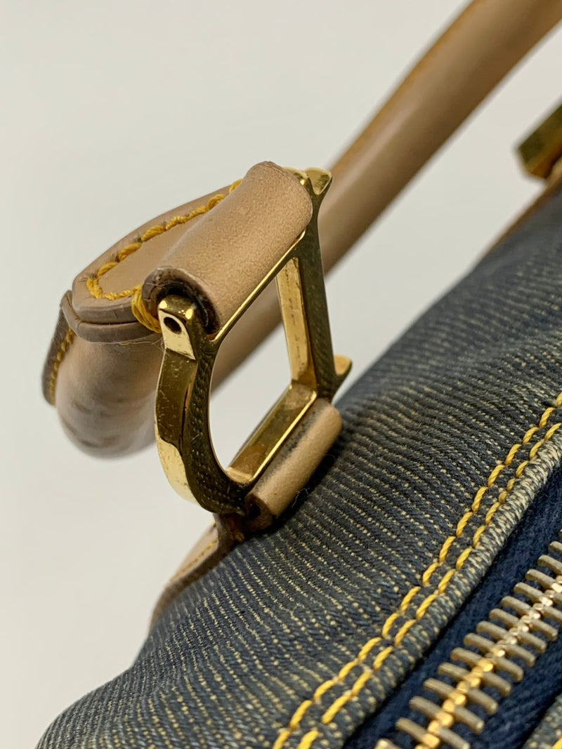 Vintage Mini Denim Boston Bag&nbsp;