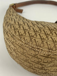 Vintage Oblique Canvas Half Moon Bag&nbsp;