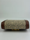 Raffia Effect Triomphe Small Flap Wallet