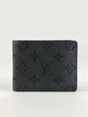 M80906 Monogram Eclipse Reverse Slender Wallet RFID