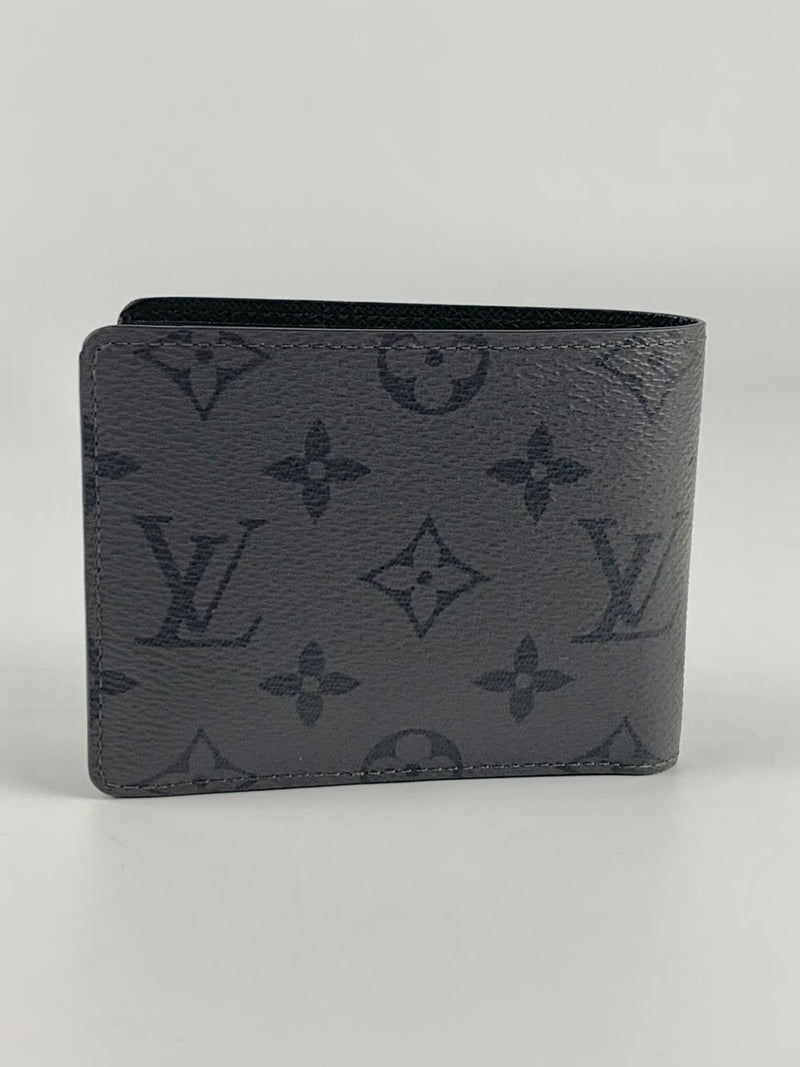 M80906 Monogram Eclipse Reverse Slender Wallet RFID