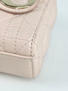 Lady D-Joy Micro Bag in Powder Pink Cannage Lambskin PGHW