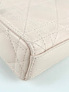 Lady D-Joy Micro Bag in Powder Pink Cannage Lambskin PGHW