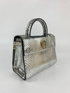 Silver Python Mini Diorever Bag