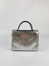 Silver Python Mini Diorever Bag