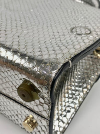 Silver Python Mini Diorever Bag