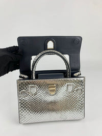 Silver Python Mini Diorever Bag