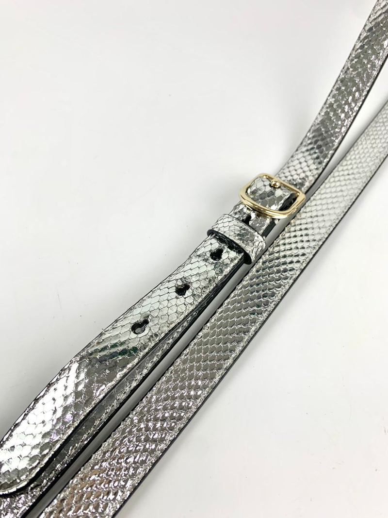 Silver Python Mini Diorever Bag