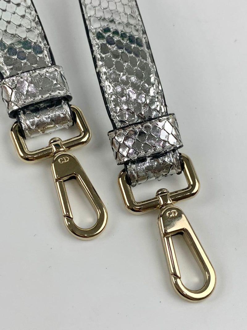 Silver Python Mini Diorever Bag