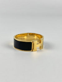 Clic Clac H Bracelet PM in Black GHW