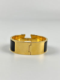 Clic Clac H Bracelet PM in Black GHW