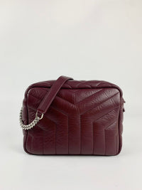 454317 LouLou Bowling Bag in Maroon