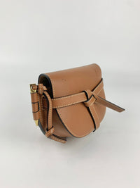 Mini Gate Dual Bag in Brown Soft Calfskin&nbsp;