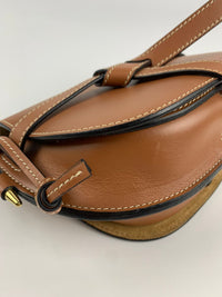 Mini Gate Dual Bag in Brown Soft Calfskin&nbsp;