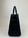 Medium Lady Dior in Black Cannage Lambskin BHW