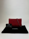 Timeless CC Wallet on Chain in Red Caviar SHW