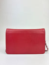 Timeless CC Wallet on Chain in Red Caviar SHW