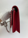 Timeless CC Wallet on Chain in Red Caviar SHW