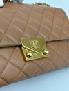 Envelope Lock 3 Small Quilted Lambskin Bag