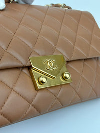 Envelope Lock 3 Small Quilted Lambskin Bag