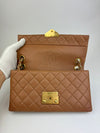 Envelope Lock 3 Small Quilted Lambskin Bag