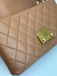 Envelope Lock 3 Small Quilted Lambskin Bag