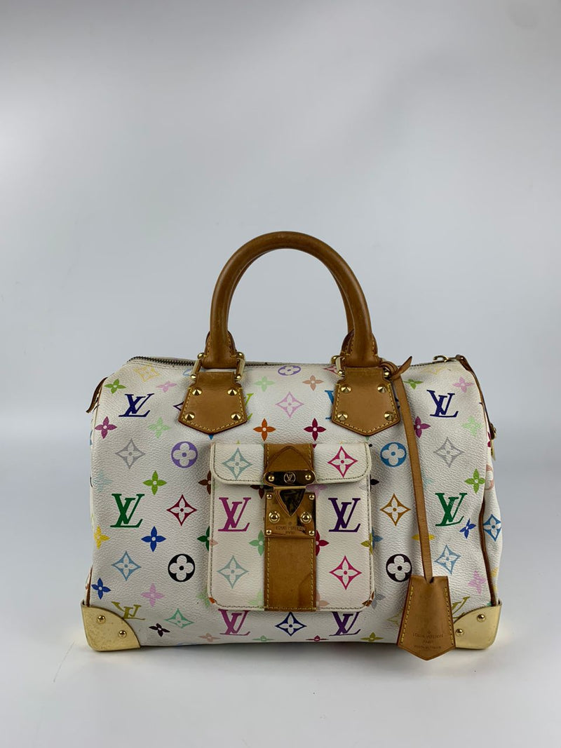 LV x Takashi Murakami Multicolor Monogram Speedy 30&nbsp;