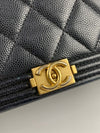 AP1117 Boy Wallet on Chain Black Caviar GHW *Microchipped*