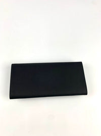 1M1132 Black Tessuto Nylon Pietre Jeweled Flap Wallet