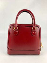 1955 Horsebit Red Top Handle Shoulder Bag&nbsp;