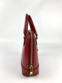 1955 Horsebit Red Top Handle Shoulder Bag&nbsp;