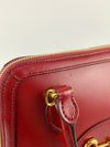 1955 Horsebit Red Top Handle Shoulder Bag&nbsp;