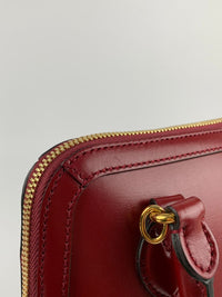 1955 Horsebit Red Top Handle Shoulder Bag&nbsp;