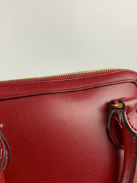 1955 Horsebit Red Top Handle Shoulder Bag&nbsp;