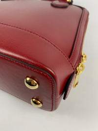 1955 Horsebit Red Top Handle Shoulder Bag&nbsp;