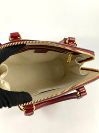 1955 Horsebit Red Top Handle Shoulder Bag&nbsp;