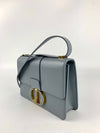 30 Montaigne M9203 Blue Grey Calfskin Bag