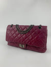 2.55 Classic Large Reissue 227 Plum Caviar Flap Bag RHW