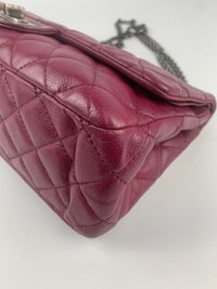 2.55 Classic Large Reissue 227 Plum Caviar Flap Bag RHW