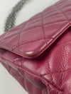 2.55 Classic Large Reissue 227 Plum Caviar Flap Bag RHW