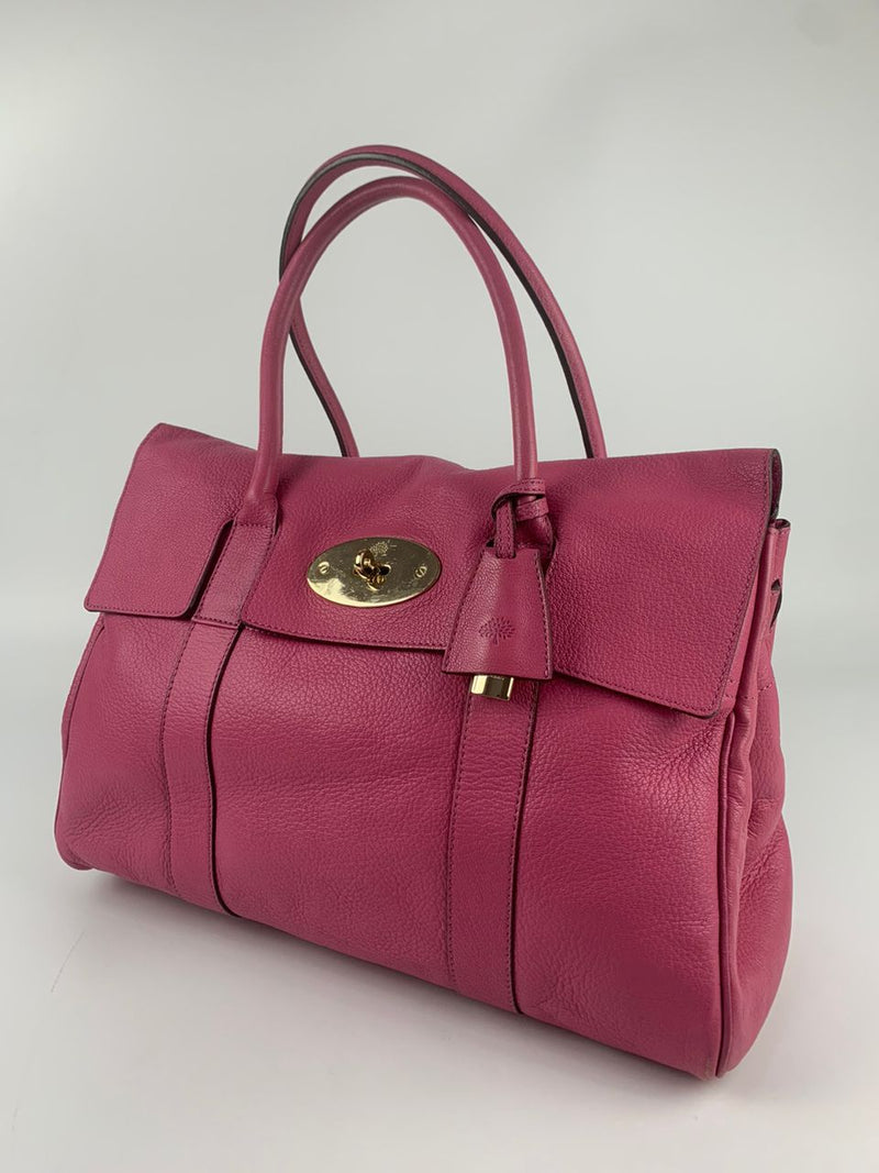 Bayswater Pink Soft Leather Tote Bag&nbsp;