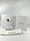 Mini Dior Book Tote Black Macrocannage Calfskin