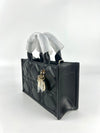 Mini Dior Book Tote Black Macrocannage Calfskin