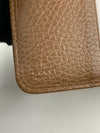 346056 GG Small Bifold Wallet Beige Brown