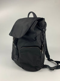 Voyageur Black Nylon Backpack