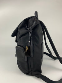 Voyageur Black Nylon Backpack