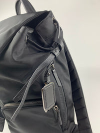 Voyageur Black Nylon Backpack